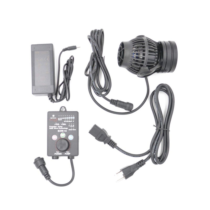 Jebao SOW Wave Maker Flow Pump with Controller for Marine Reef Aquarium (SOW-15) - Image 1
